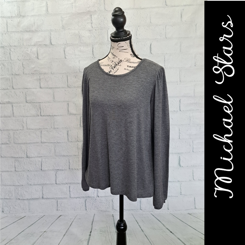 SALE. Michael Stars $95 gray blouse